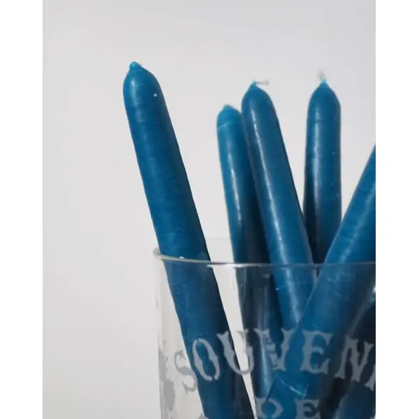 Lot de 6 bougies coniques 20 cm