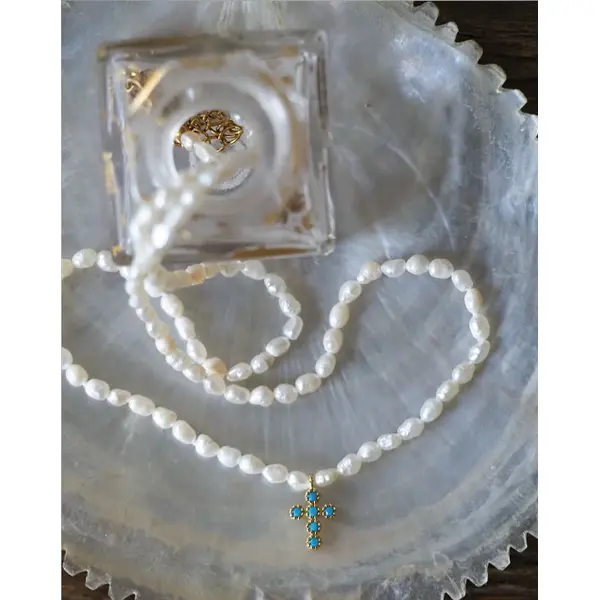 Collier Croix – Lumière
