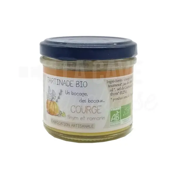 Tartinade de Courge au thym et romarin – La Ferme de L'Hôtellerie – Landivy (53) – 95gr