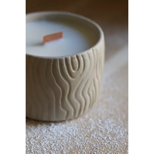 La tasse-bougie – écorce