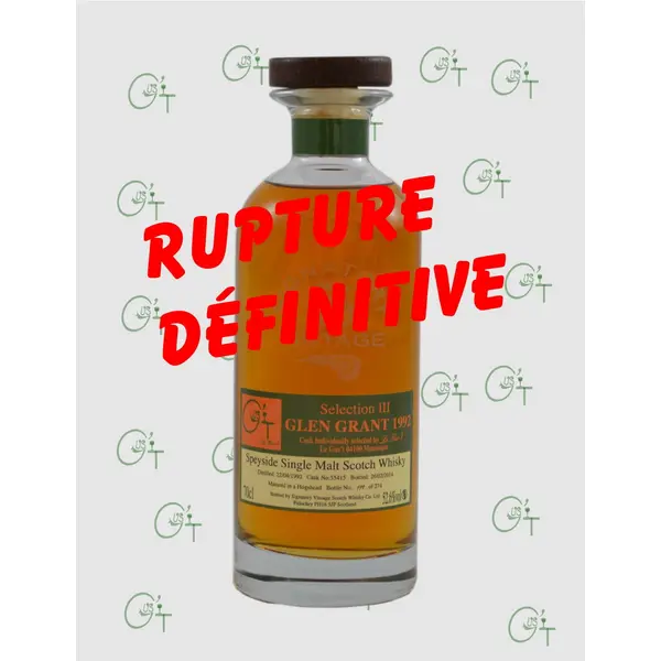Whisky Glen Grant 1992, Le Gus’t Selection III