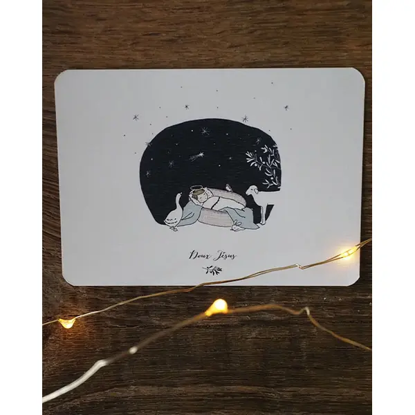 Mini carte – Doux Jésus ©Catho Rétro x My Lovely Thing