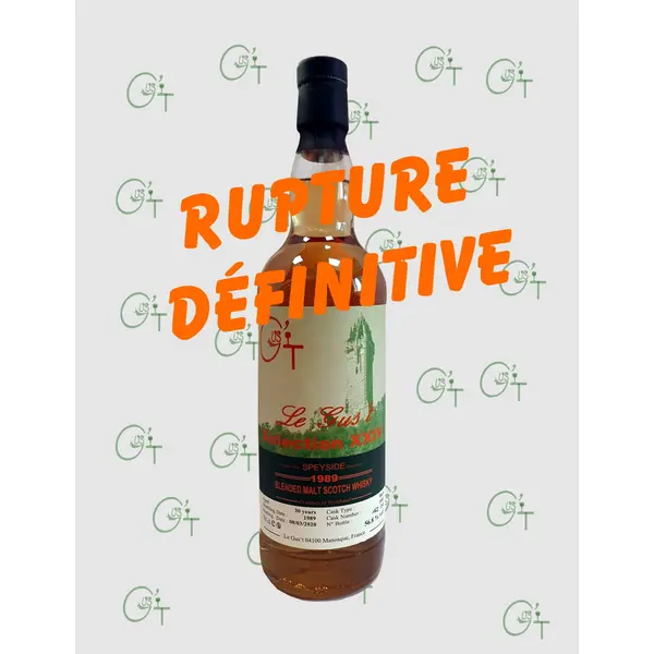 Whisky Speyside 1989, Le Gus’t, Selection XXIV