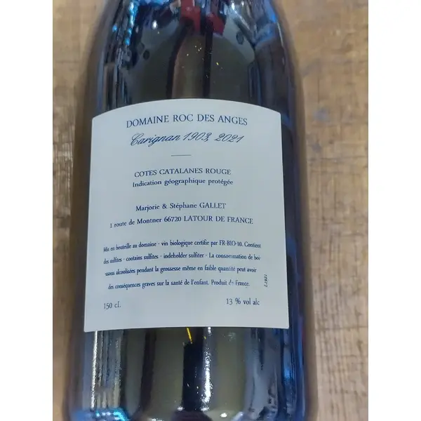 Carignan 1903 2021 magnum – Domaine Roc Des Anges – IGP Côtes Catalanes – 150cl