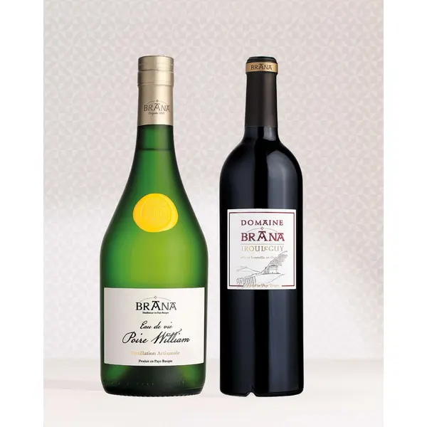 Coffret de Noël Signature Brana – Domaine Brana 75 cl + Eau de Vie de Poire William