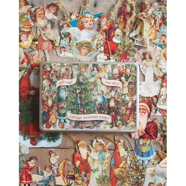 Boîtes à trésors de chromos de Noël