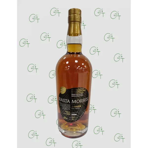 Rhum Jamaica 2005-2022, 17 ans, ans 52.7%, Rasta Morris