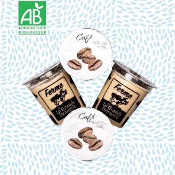 Yaourts aromatisés Bio au café - 4 pots