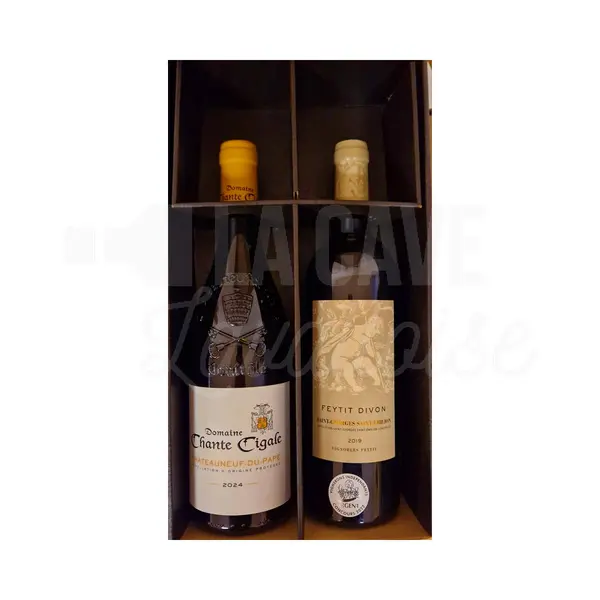 Coffret Châteauneuf Blanc – 2 Bouteilles