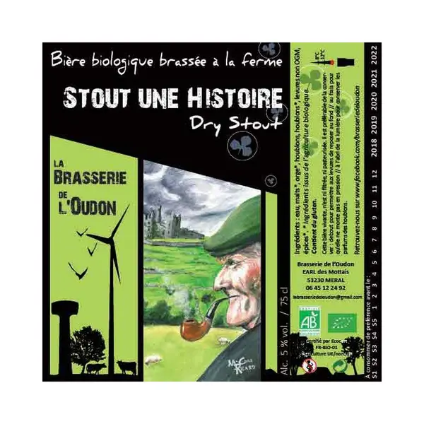 Stout une Histoire 33cl – La Brasserie de l'Oudon – Méral (53)