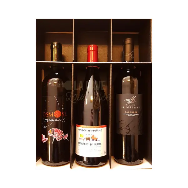 Coffret Vins « CARACTERE » Rouges – 3 Bouteilles