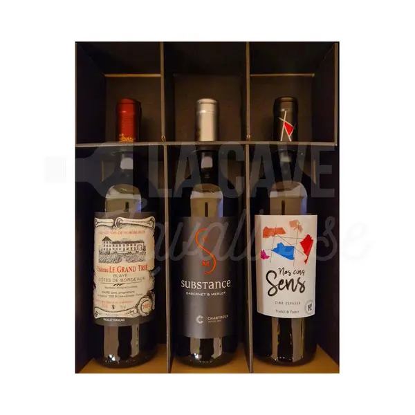 Coffret « Blaye » – Vins Rouges – 3 Bouteilles