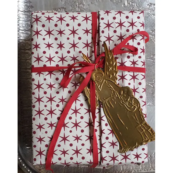 Lot de 3 feuilles de papier cadeau Douce Nuit