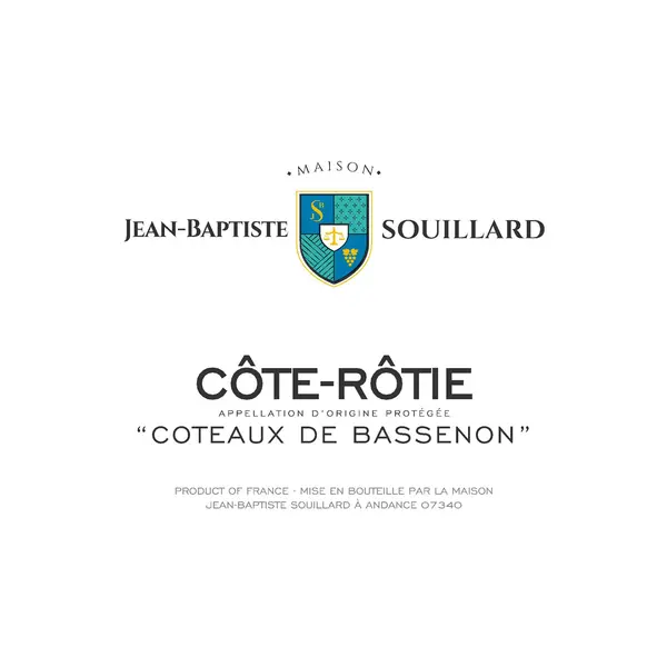 DOMAINE SOUILLARD AOP Côte Rotie Coteaux de Bassenon rouge 2023