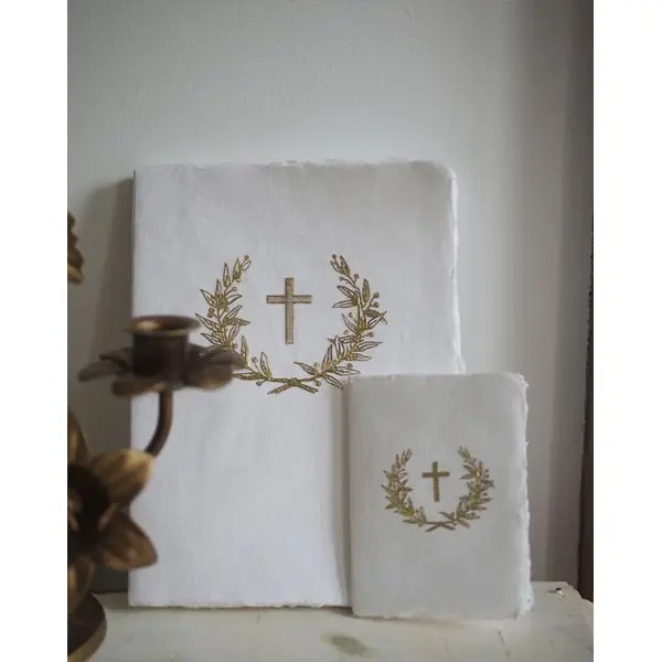 Carnet Hosanna en papier coton