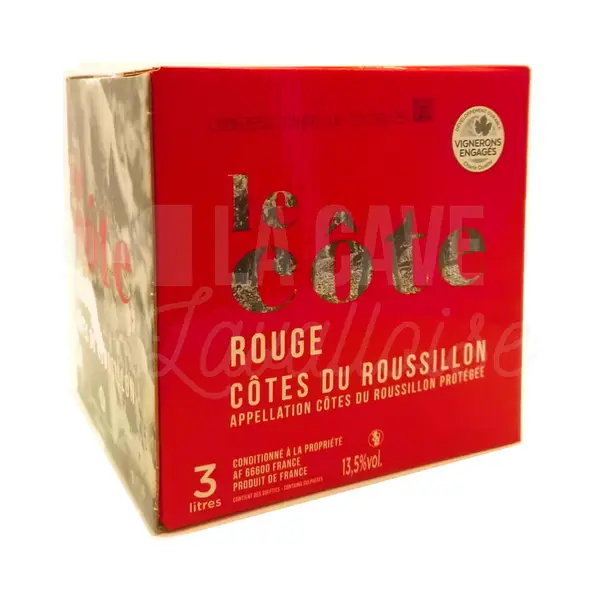 BIB Le Côte Rouge – Côtes-du-Roussillon – 3L