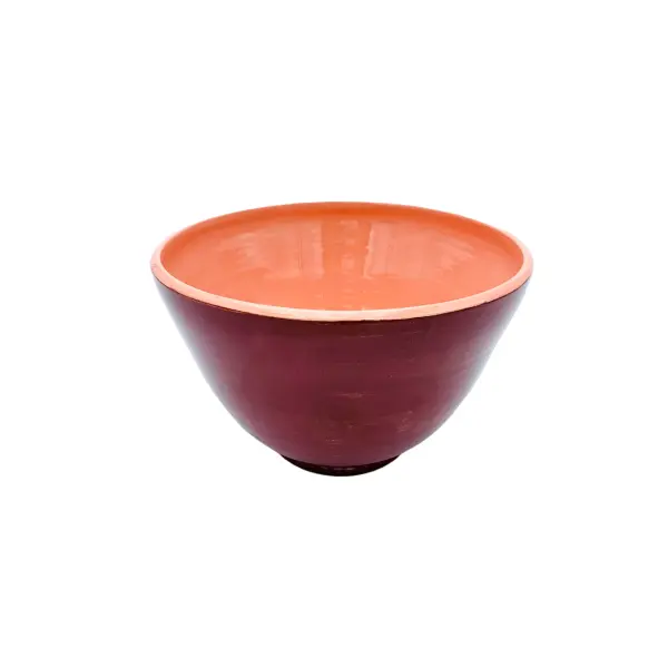 SALADIER BI COLOR ROSE-ROUGE