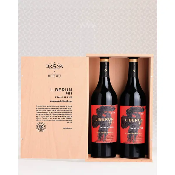 Coffret bois de hêtre 2 x Liberum PES