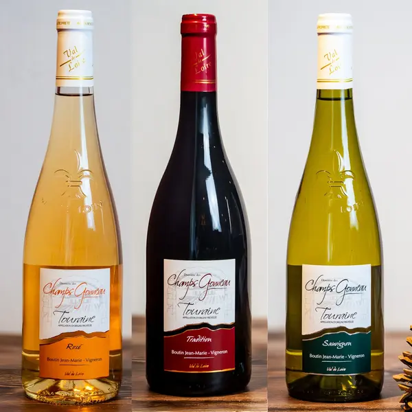 2 blancs "Sauvignon" + 2 Rouges "Tradition" + 2 Rosés