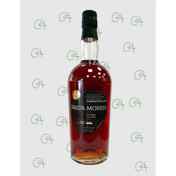 Rhum Diamond du Guyana, 14 ans, 60.5°, Rasta Morris