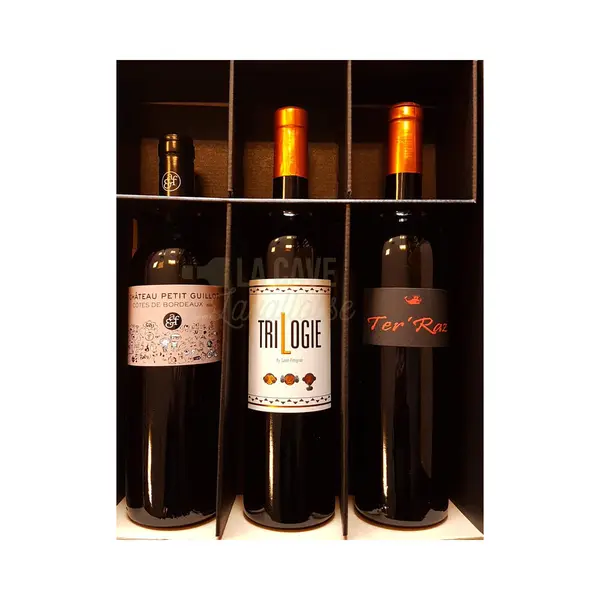 _ Coffret Vins « TRILOGIE » _ Rouges – 3 Bouteilles