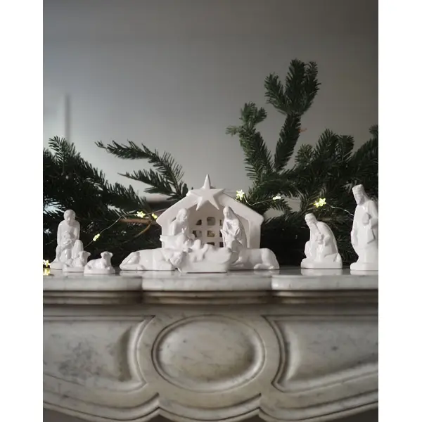 Crèche complète – faïence française