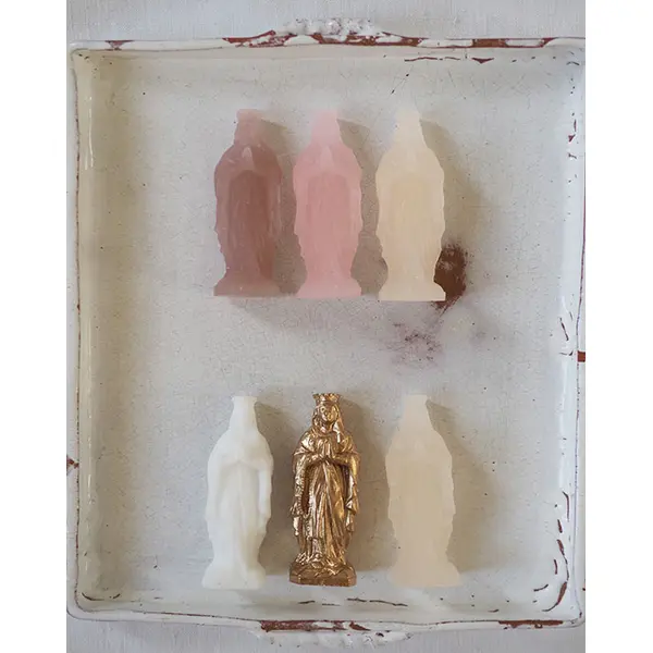 Coffret 3 statuettes Vierge Marie