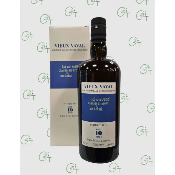 Clairin Vieux Vaval 10 ans 2016 – Small Batch Ex-Caroni – 54,6%