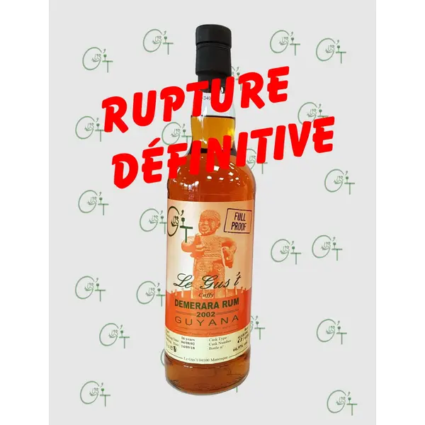 Cuffy Full Proof, Demerara 2002, Le Gus’t