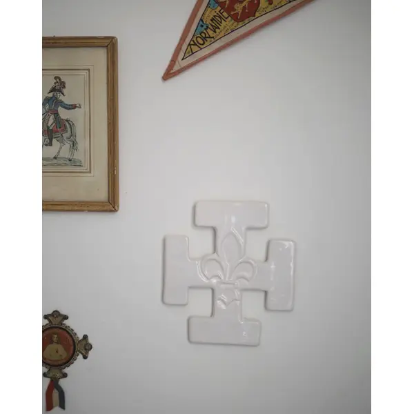 Coffret Croix scoute en céramique