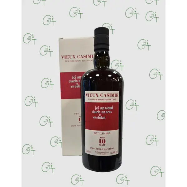 Clairin Vieux Casimir 10 ans 2016 – Small Batch Ex-Caroni – 55,9%