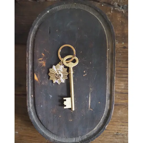 Porte-clé Coeur Sacré