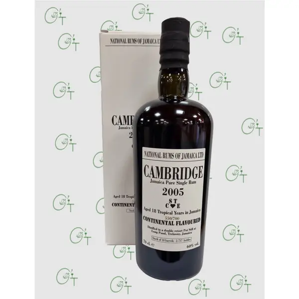 Cambridge 2005 STCE, 18 ans de la National Rums of Jamaica LTD