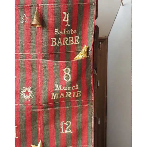 Mon Calendrier de l'Avent rayé