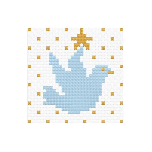 Kit Broderie Colombe pour enfant