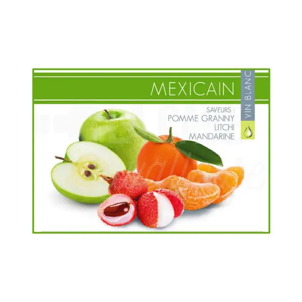 MEXICAIN 12° – 5 LITRES – Litchi, Pomme Granny, Mandarine