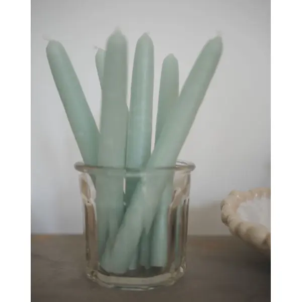 Lot de 6 bougies coniques 20 cm