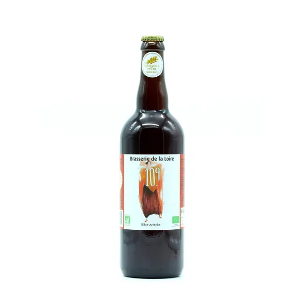 109 bière ambrée artisanale 75 cl – Brasserie de la Loire