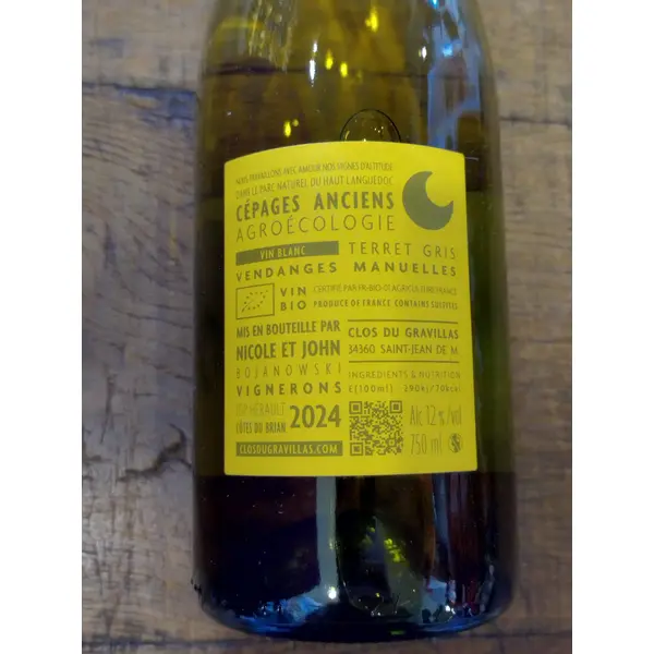 Emmenez-moi au bout du Terret – Clos du Gravillas -IGP Hérault – 75cl