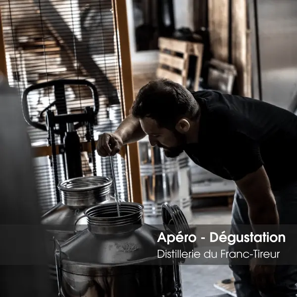 Soirée Apéro-Dégustation Distillerie Franc-Tireur Mercredi 16 Octobre 2024 FRANQUEVILLE SAINT-PIERRE