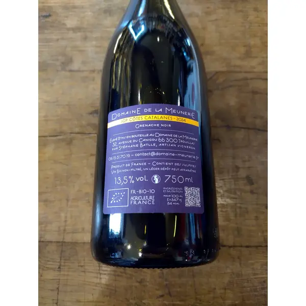 Impromptu rouge 2025 – Domaine de la Meunerie – IGP Côtes Catalanes – 75cl