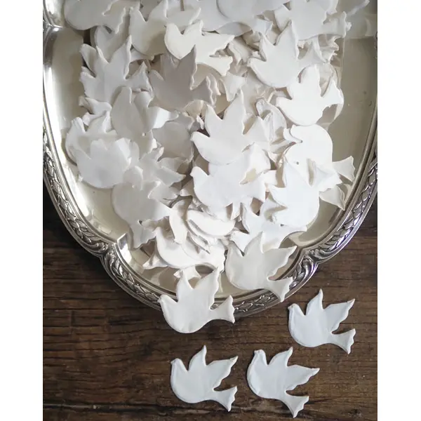 Confettis Colombe Blancs en papier – 250 gr