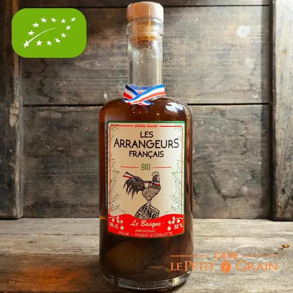 Armagnac arrangé Le Basque | « Prune-Piment d'Espelette » | Les arrangeurs français